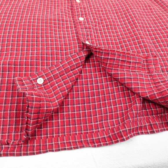 Vintage Chaps Ralph Lauren Flax Linen Cotton Short Sleeve Shirt Men's M Casual - Picture 7 of 10